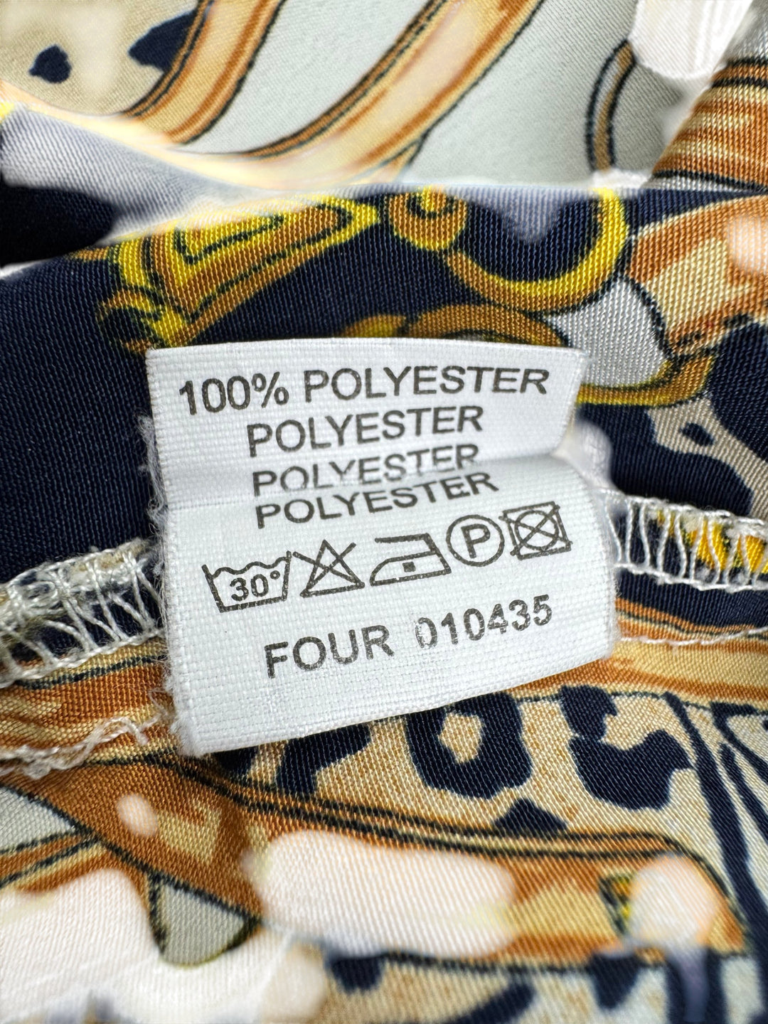 Animal Print Short Sleeved Shirt - L - Think Vintage