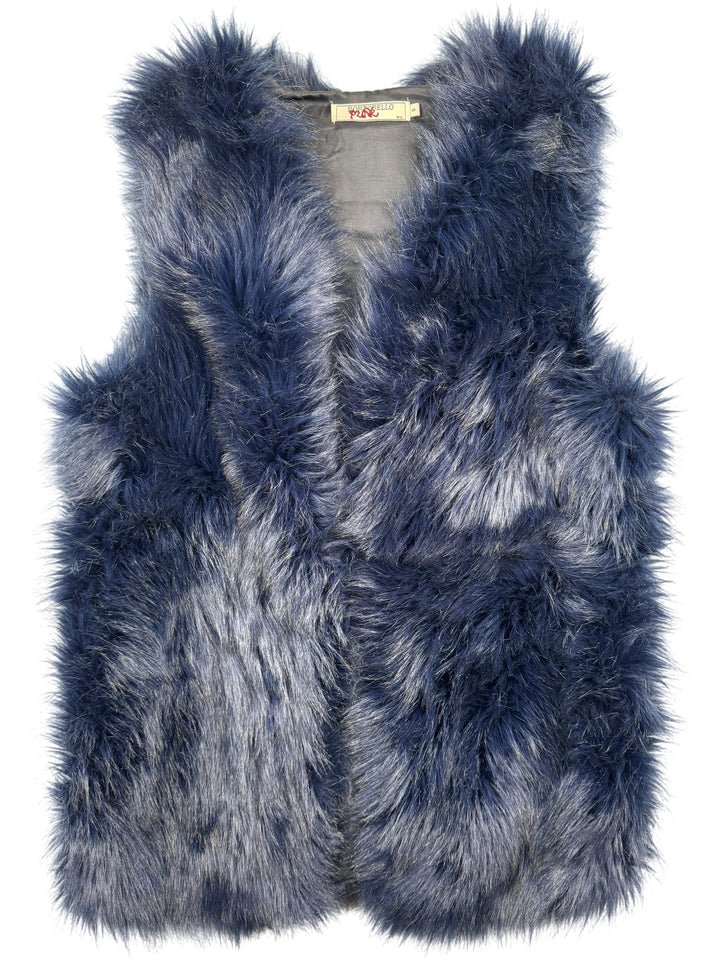 Portobello Faux Fur Vest - S - Think Vintage