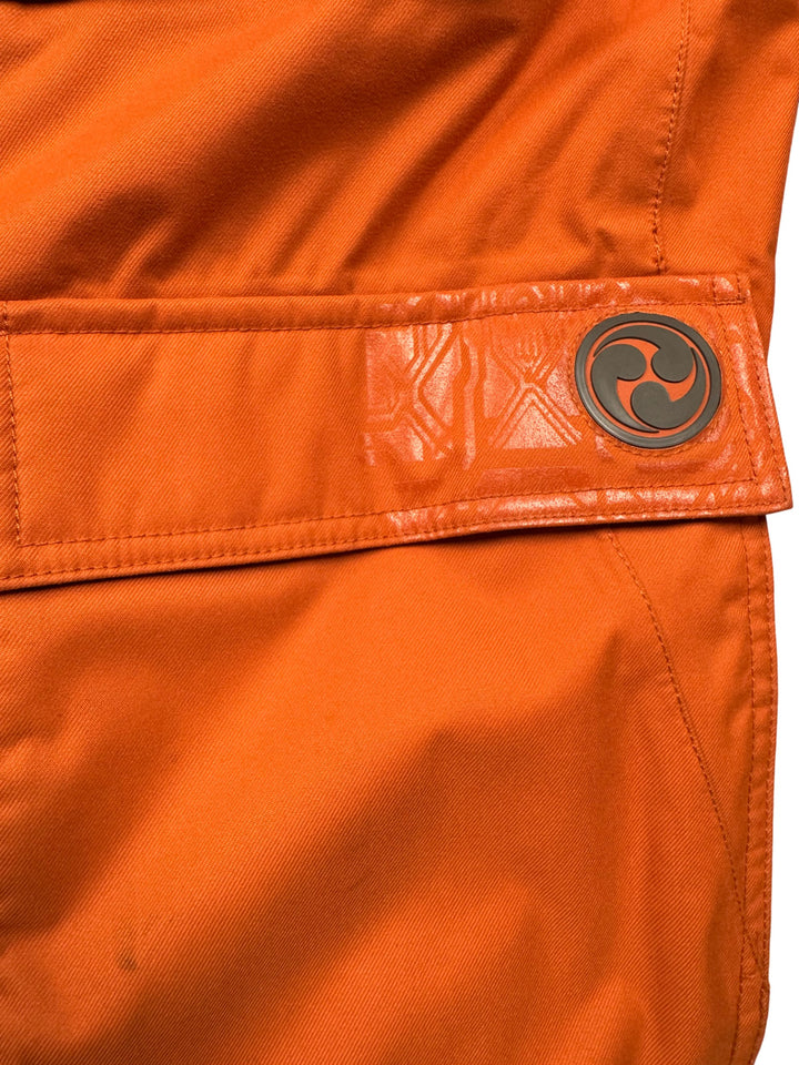 Orange Hooded Outdoor Jacket - L - Think Vintage
