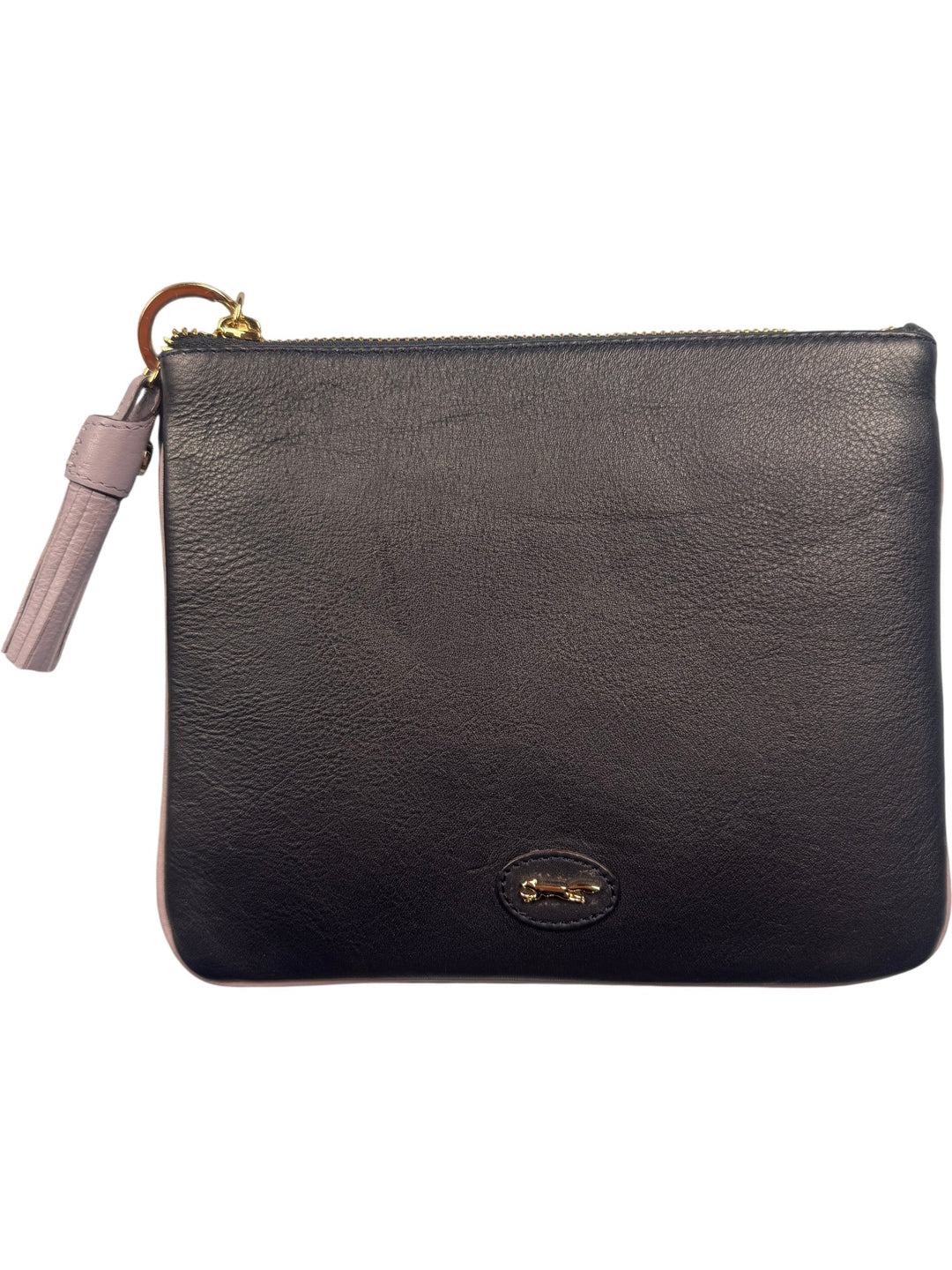 Paul Costelloe Leather Clutch Bag - Think Vintage