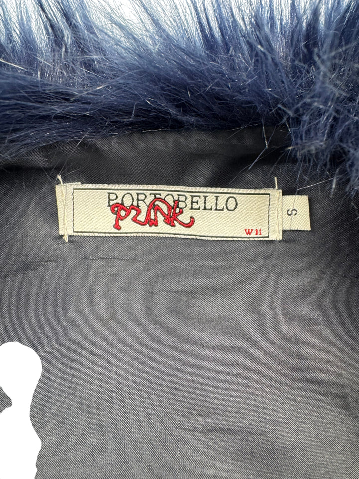 Portobello Faux Fur Vest - S - Think Vintage