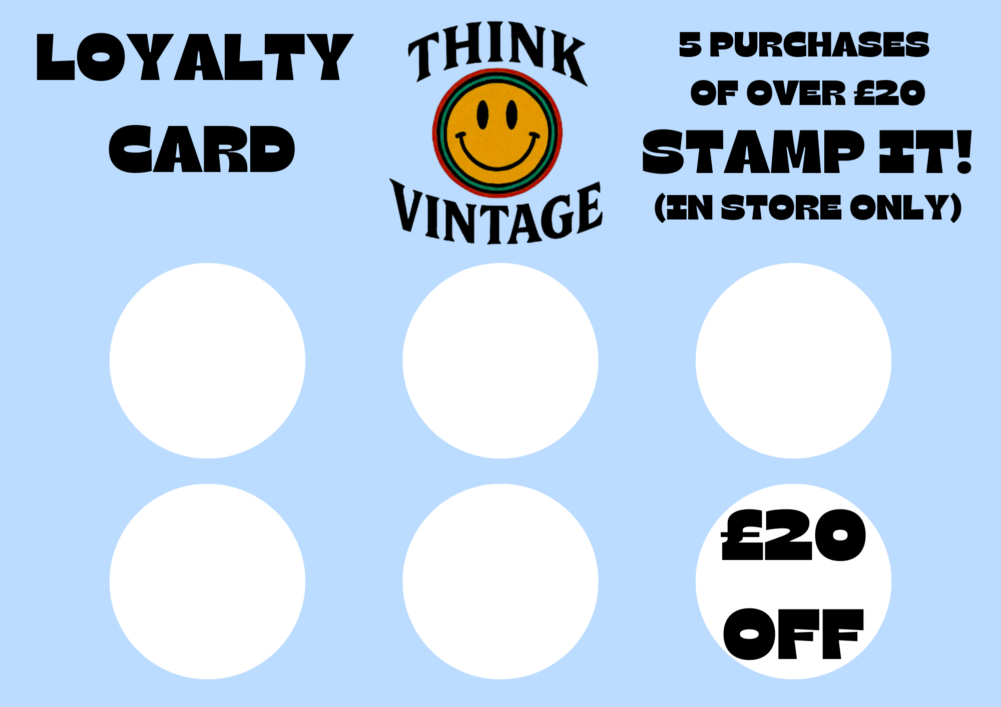 Introducing Loyalty Cards!