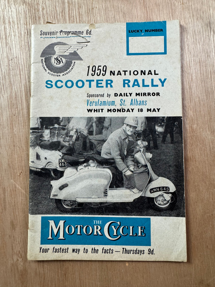Vintage Scooter Archive Scrapbook – Original Photos, Newspaper Cuttings, Posters & Ephemera