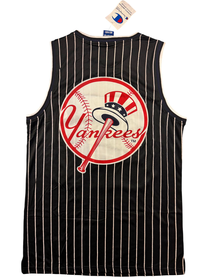 Champion Yankees Sleeveless Sports Jersey - XL - Think Vintage