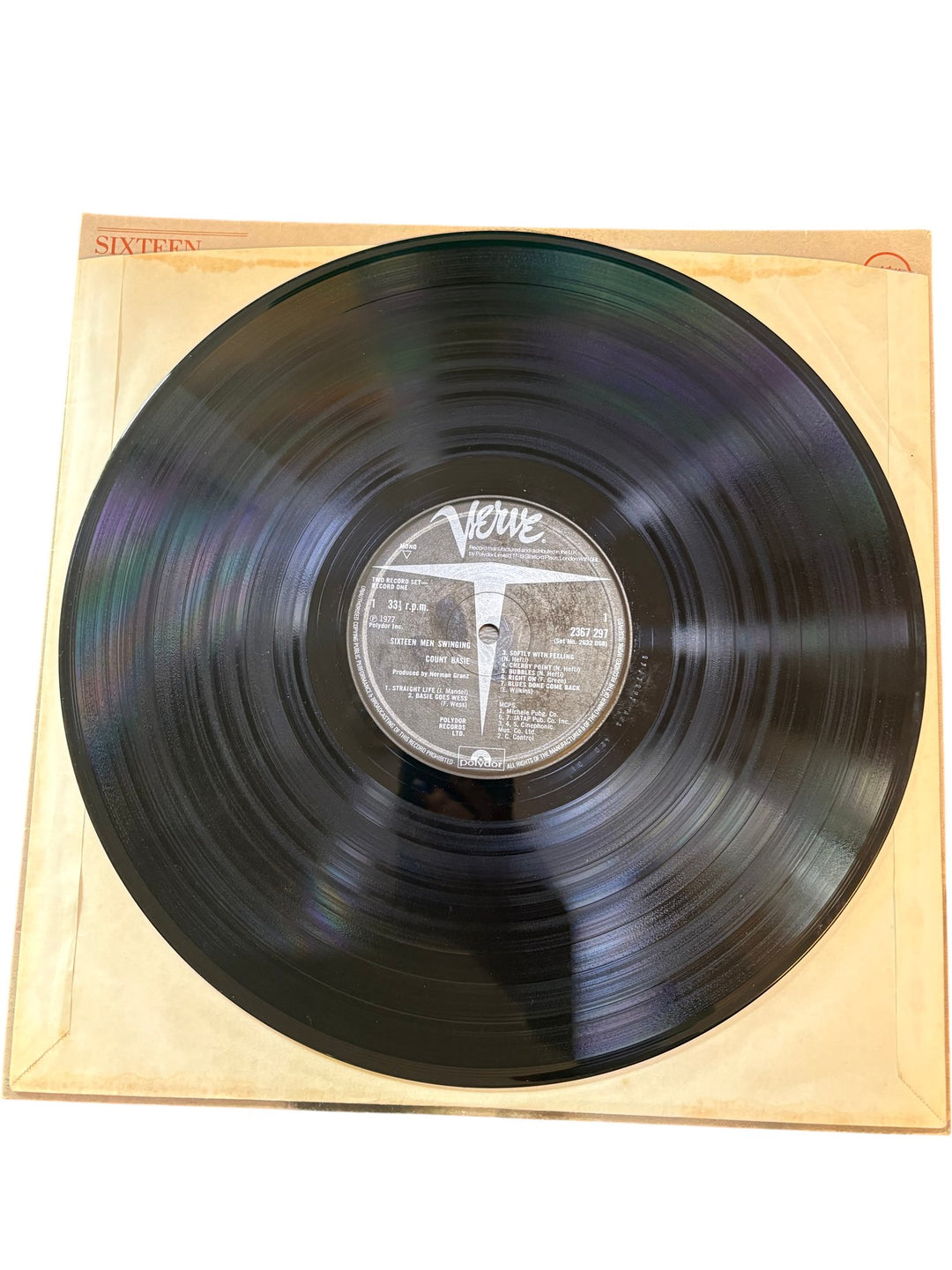 Count Basie Sixteen Men Swinging Vinyl - Good