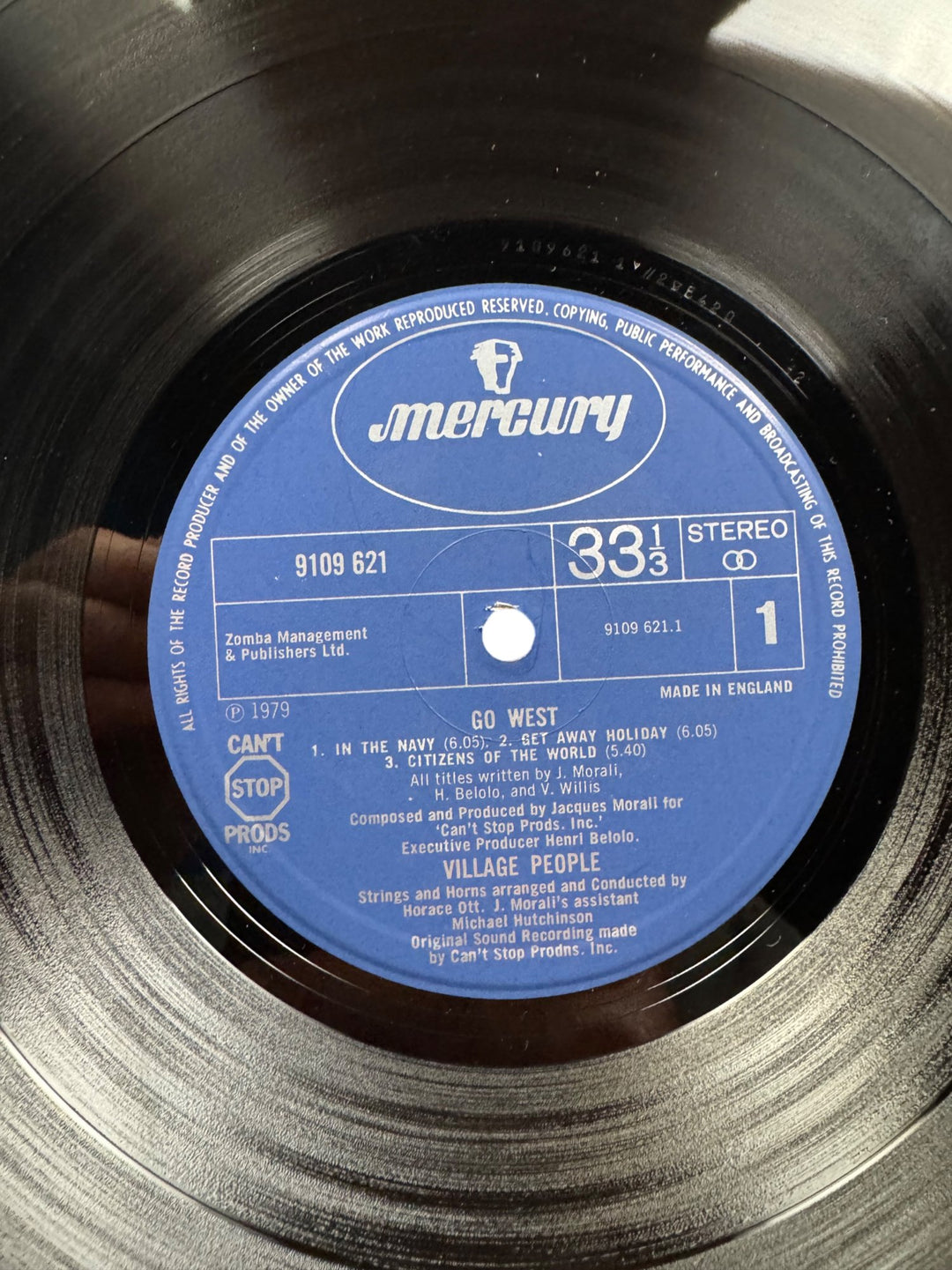 Village People Go West Vinyl Record - Good+