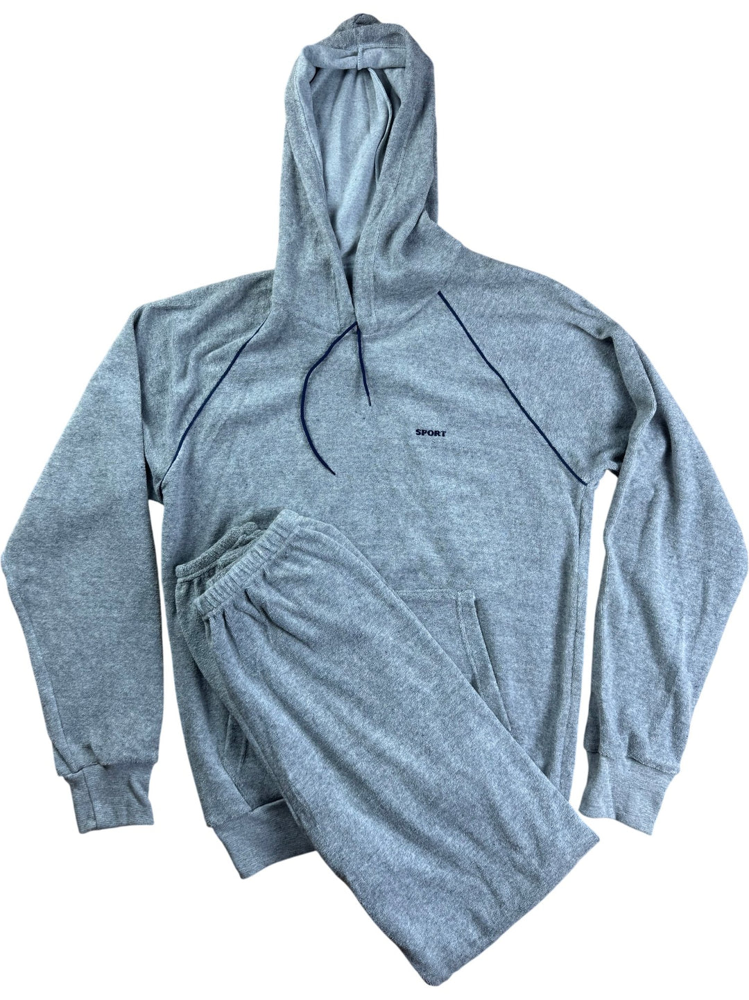 St Michael Grey Hooded Tracksuit - W24-30