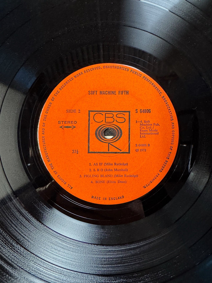 Soft Machine Album 5 Vinyl Record - Good
