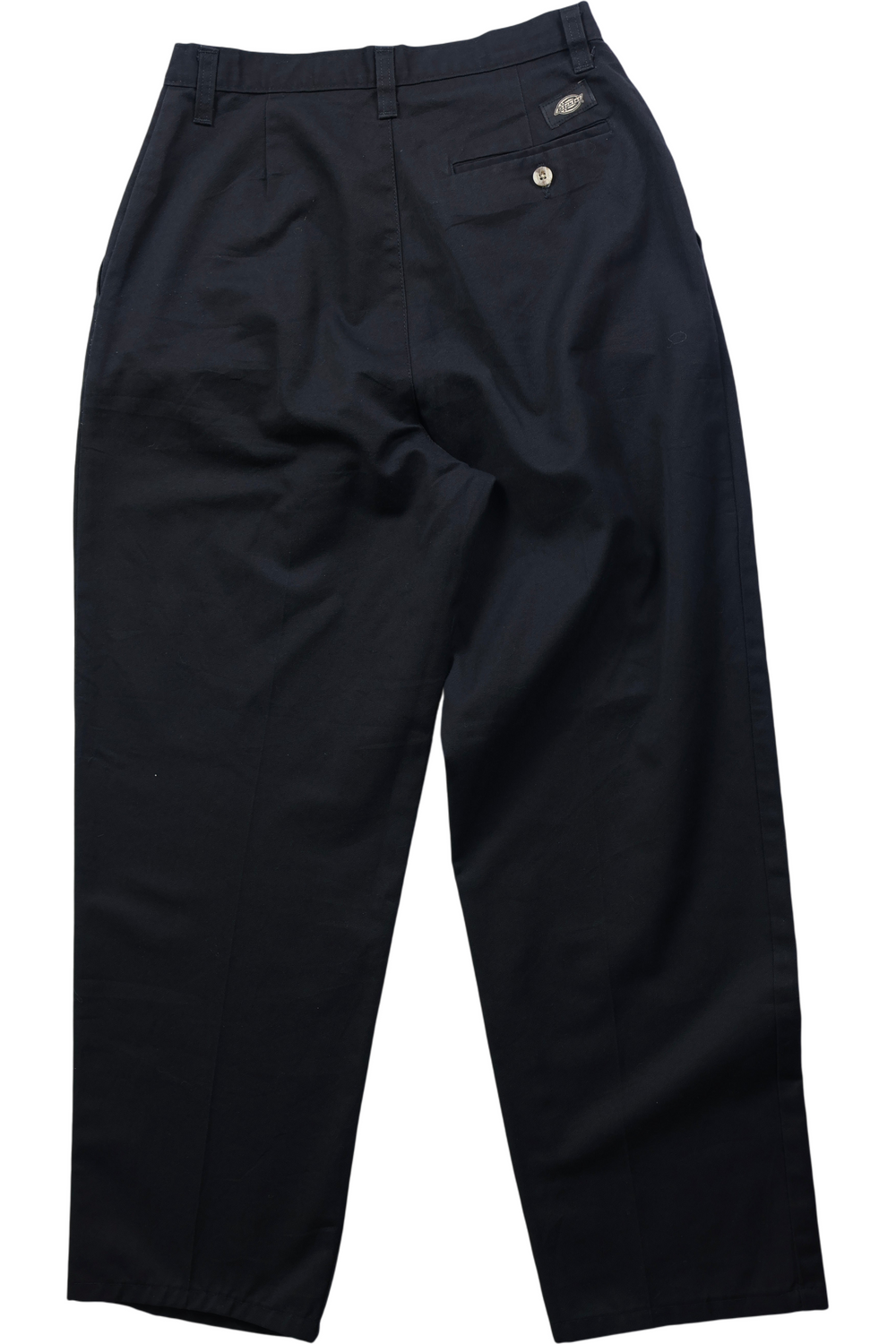 Dickies Relaxed Fit Black Trousers - Think Vintage