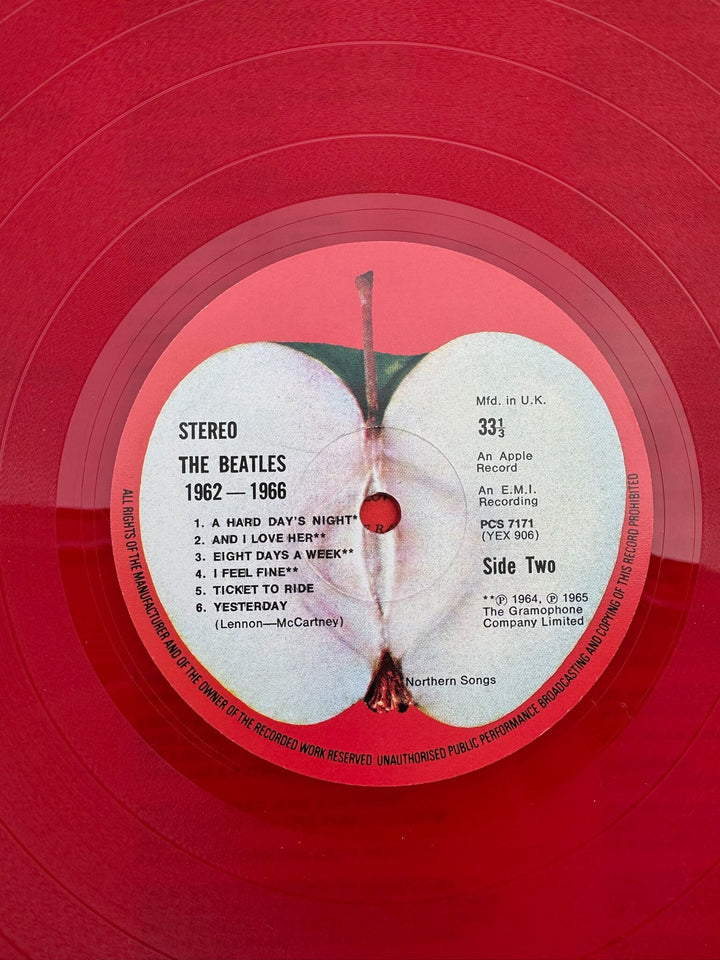 The Beatles Red Vinyl 1962-1966 Album - Very Good