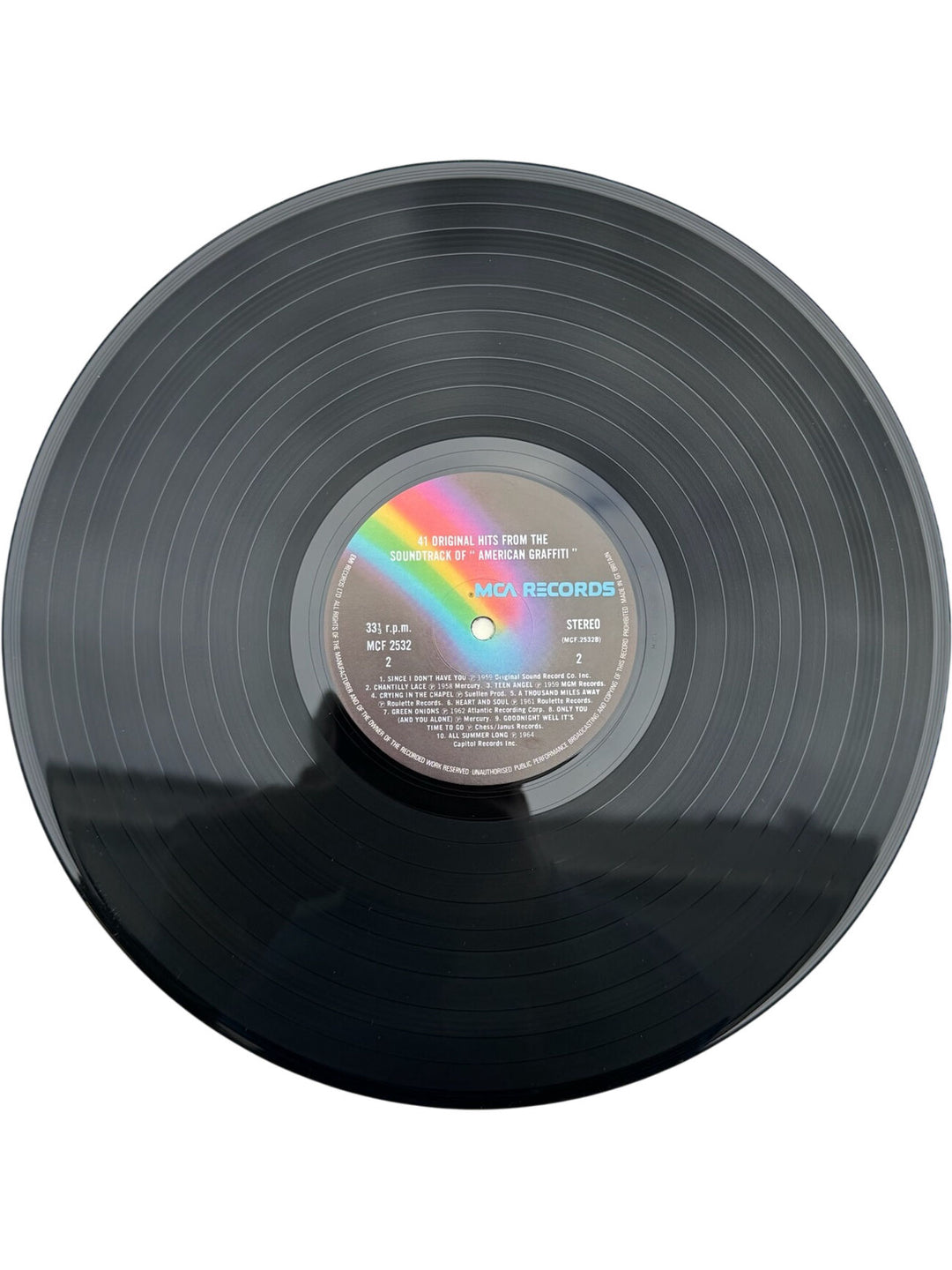 American Graffiti Soundtrack Vinyl Record- Very Good