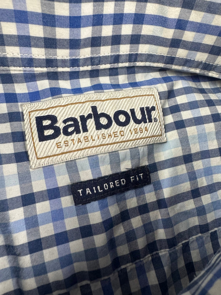Barbour Blue Checkered Long Sleeve Shirt