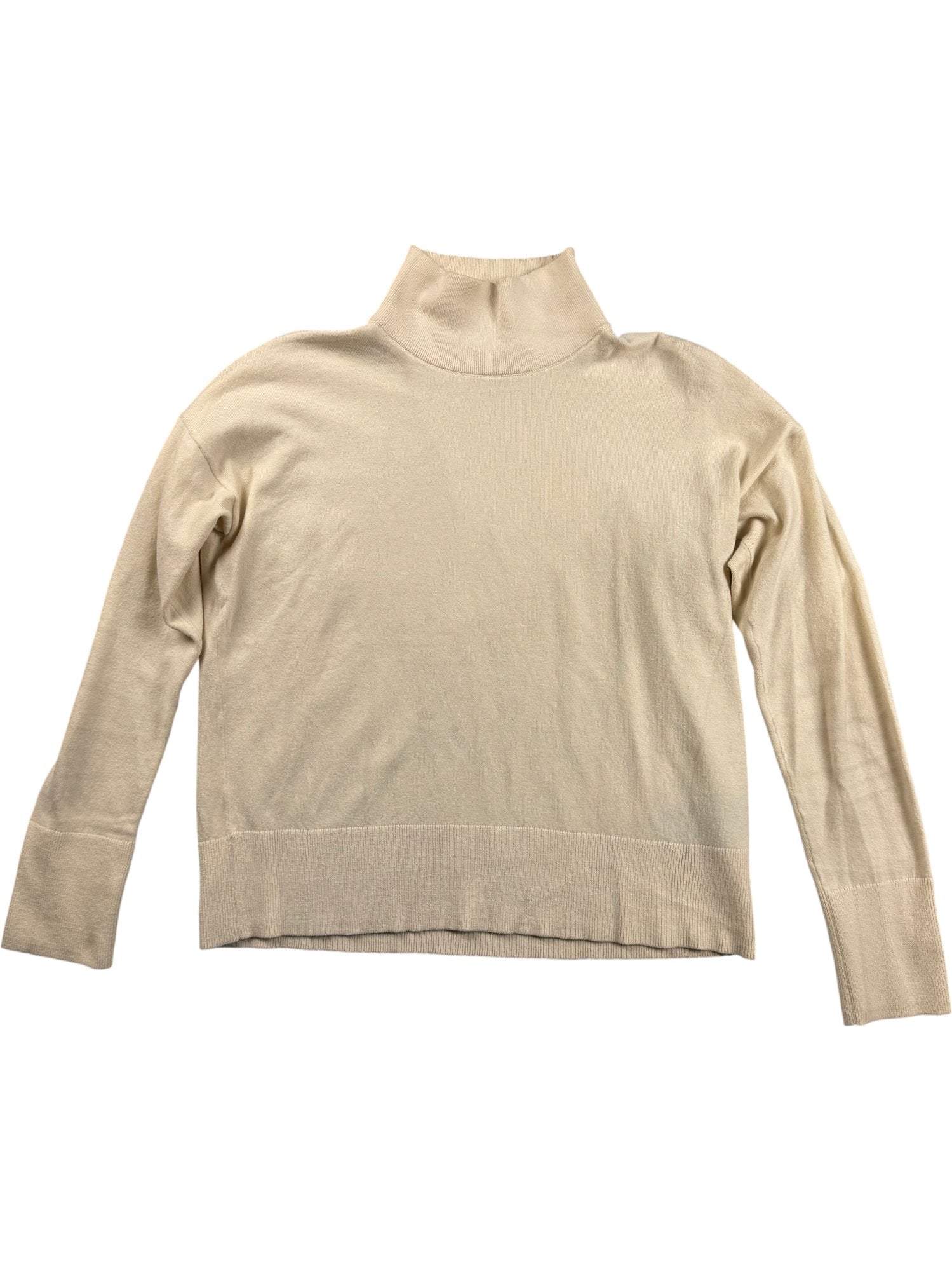 Ralph Lauren Cream Turtleneck Sweater - S
