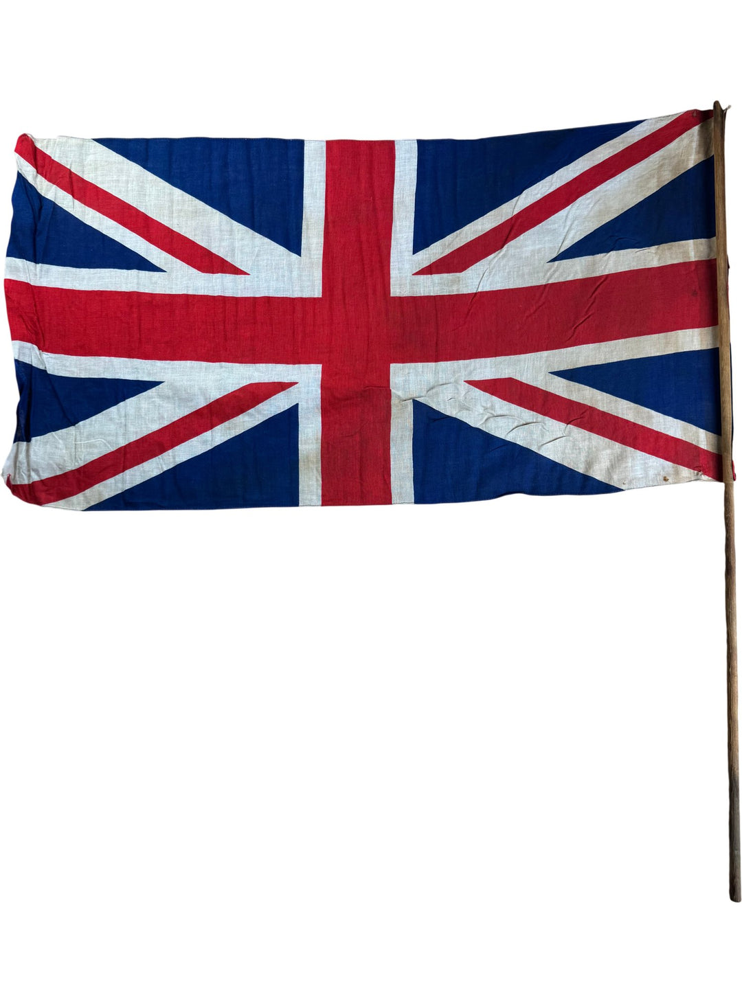 Union Jack Flag with Wooden Pole
