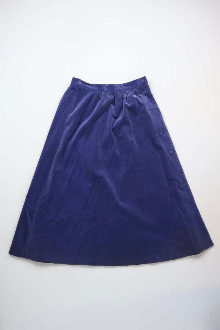 Vintage Velvet Skirt Suit