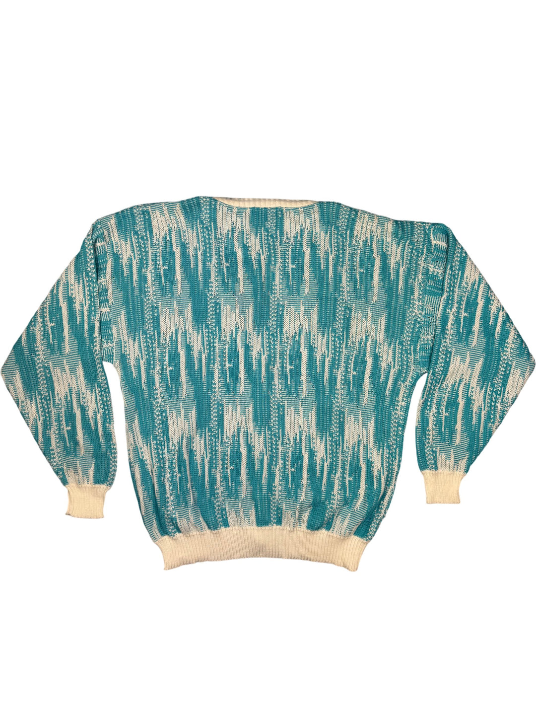 Rich Boy Blue Patterned Cardigan - M