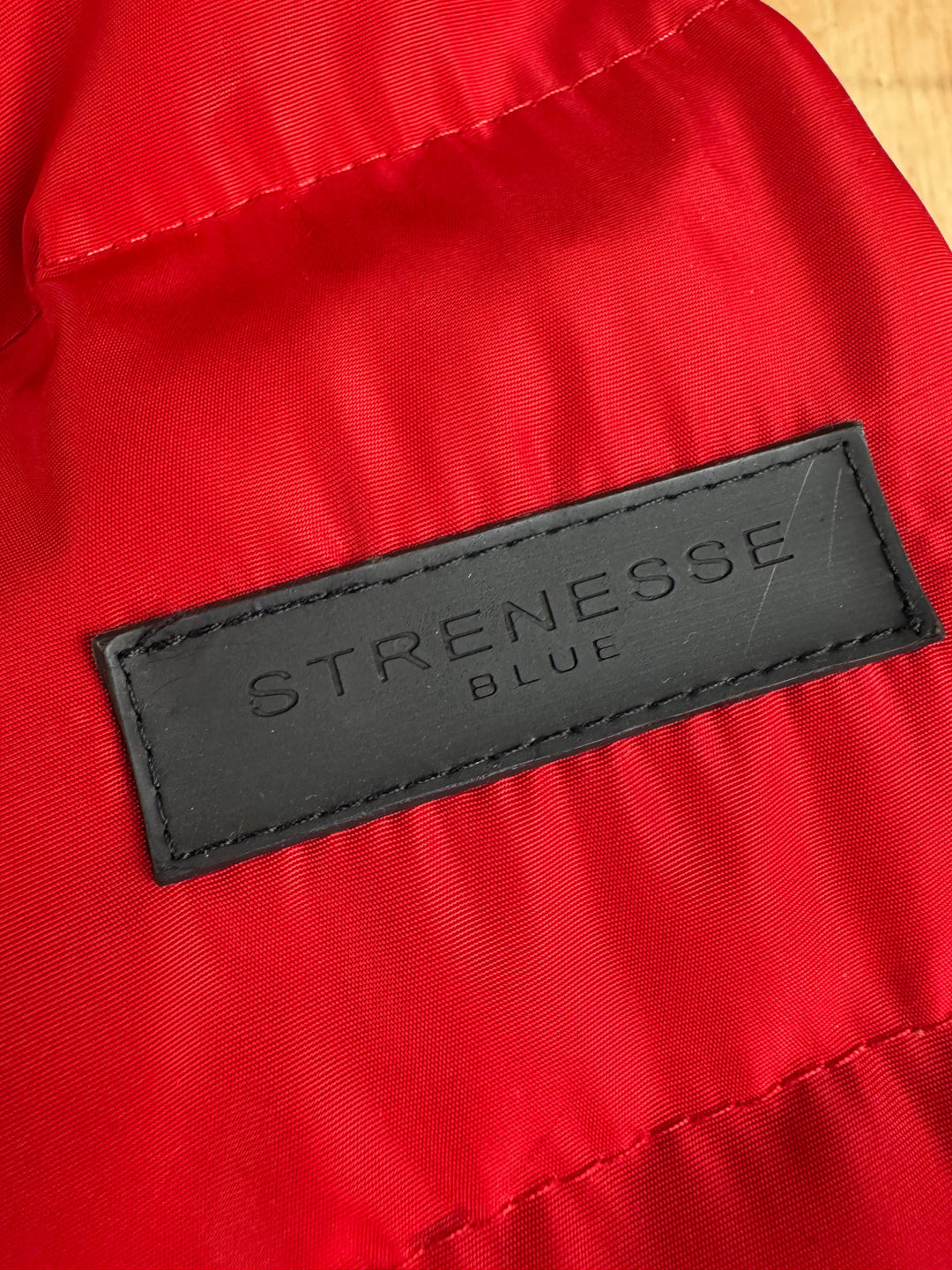 Strelnesse Blue Red Puffer Jacket - M
