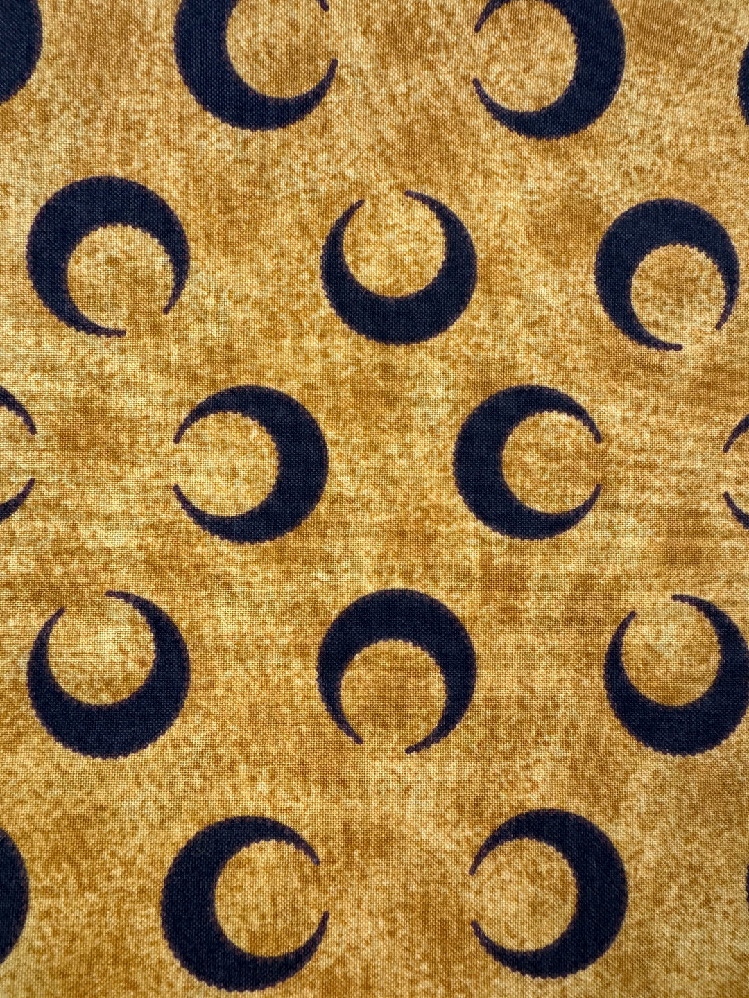 Crescent Moon Patterned Fabric