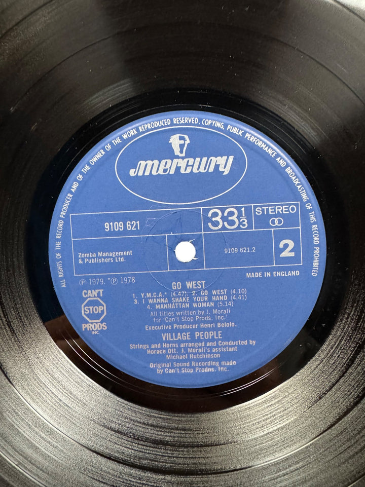 Village People Go West Vinyl Record - Good+