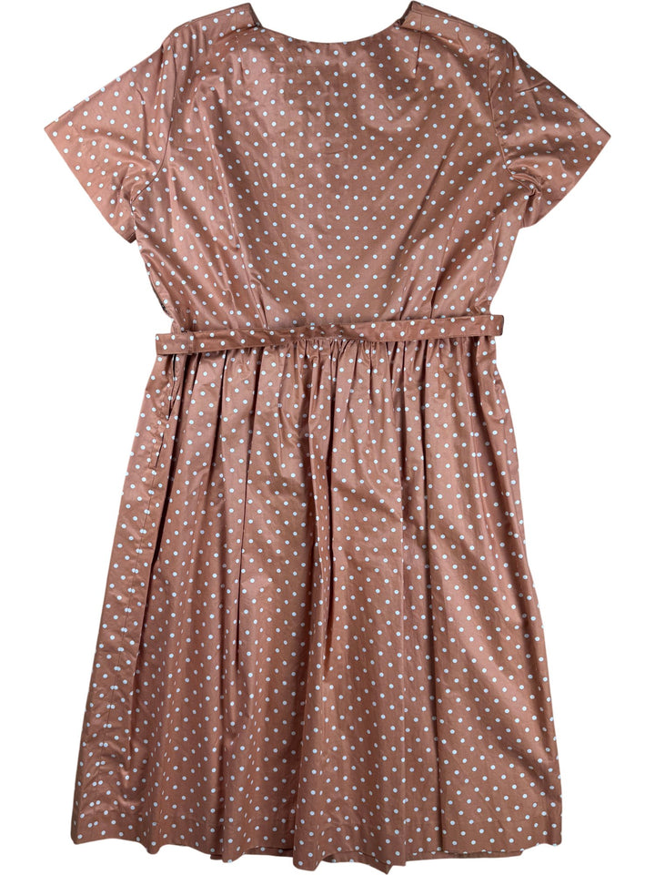 St Michael Polka Dot Cotton Dress - M/L