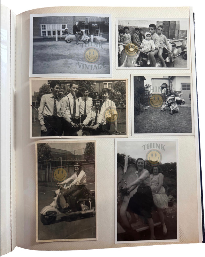 Collection of Vintage Scootering Photos & Cards