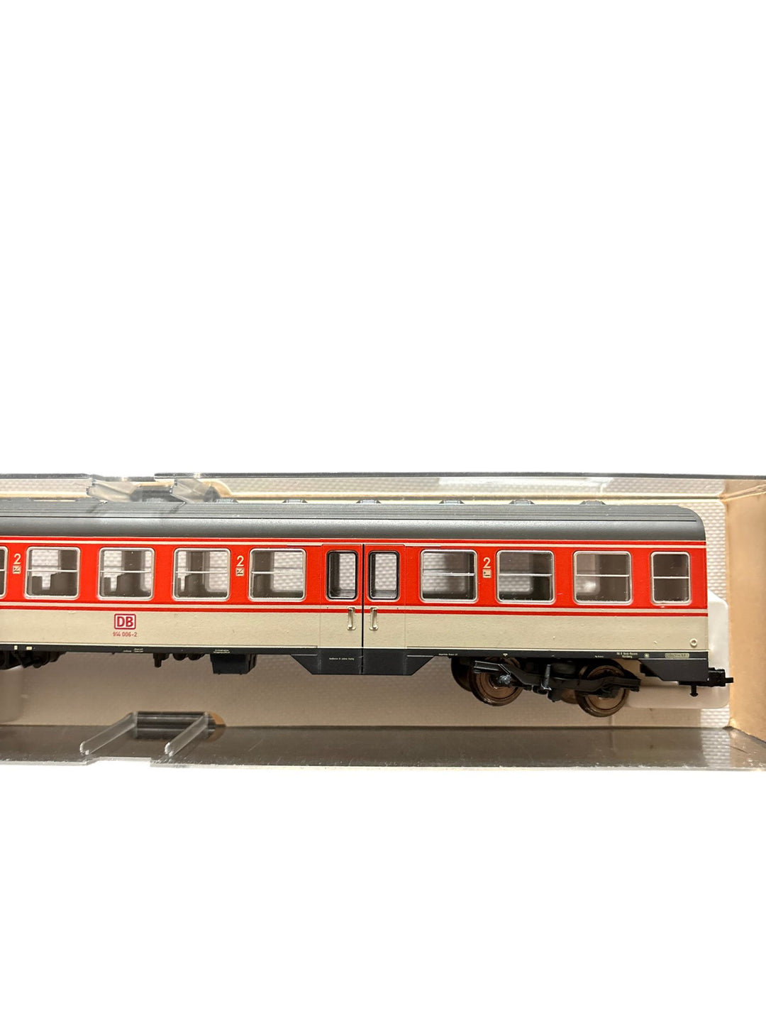 Fleischmann Model Train Carriage 4433 Red