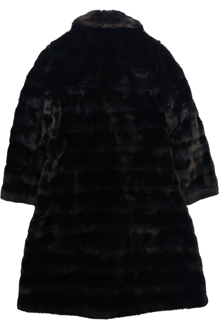 Astraka Faux Fur Coat - S - Think Vintage