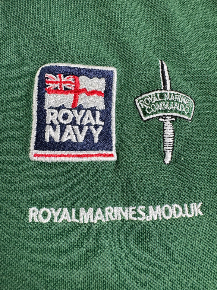 Royal Marines Kustom Kit Green Polo Shirt - M
