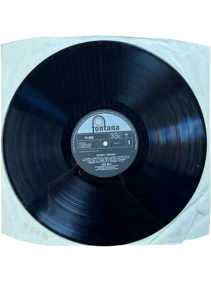 Joan Baez Farewell Angelina Vinyl Record - Fair