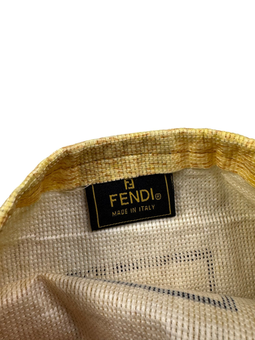 Fendi Metallic Silver Clutch Bag