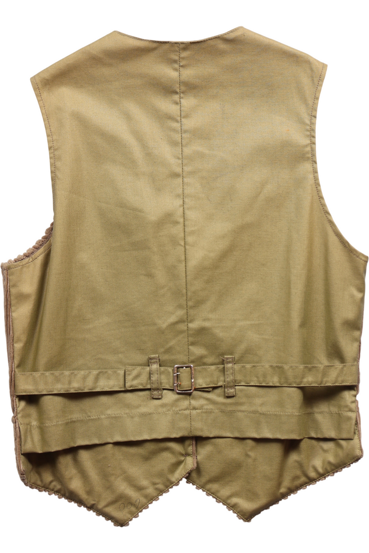 Falmers Brown Corduroy Waistcoat - S - Think Vintage