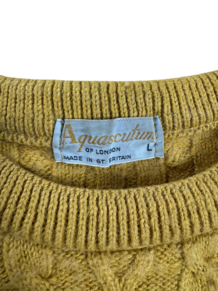 Aquascutum Cable Knit Sweater - L