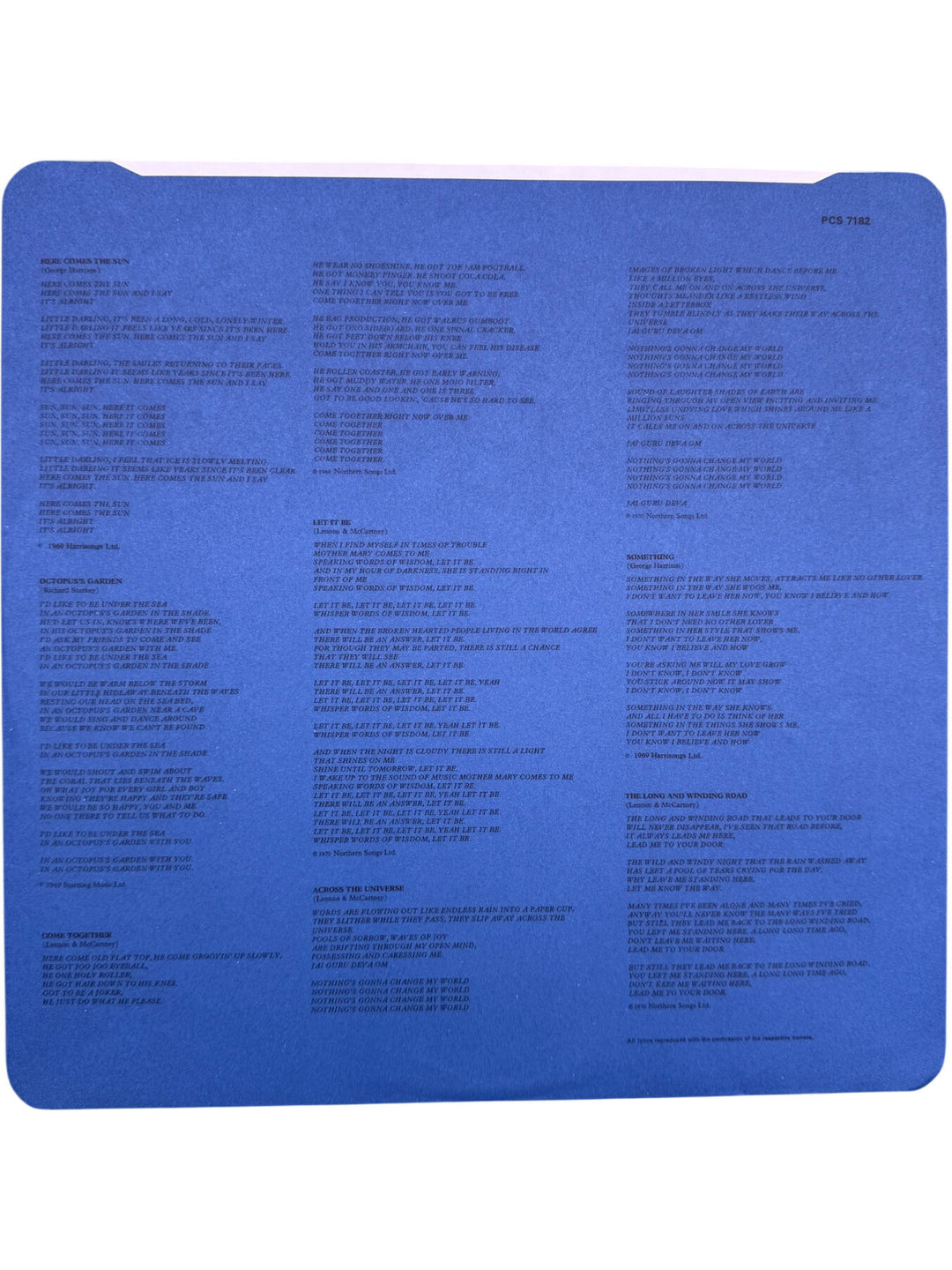 The Beatles 1967-1970 Blue Vinyl LP - Very Good
