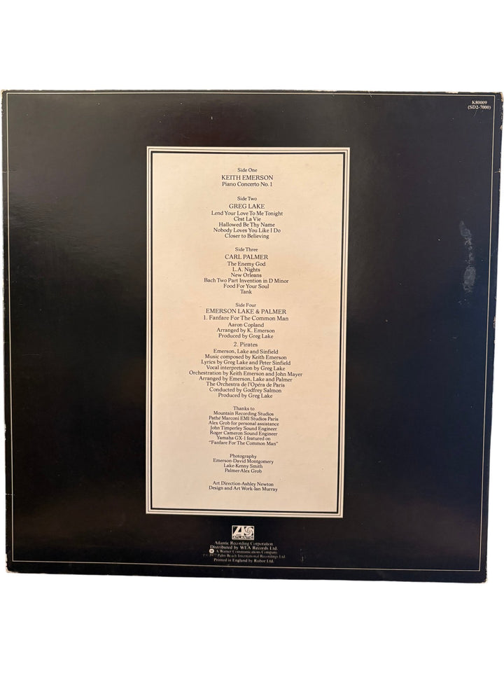 Emerson Lake & Palmer Works Vinyl Record - Fair