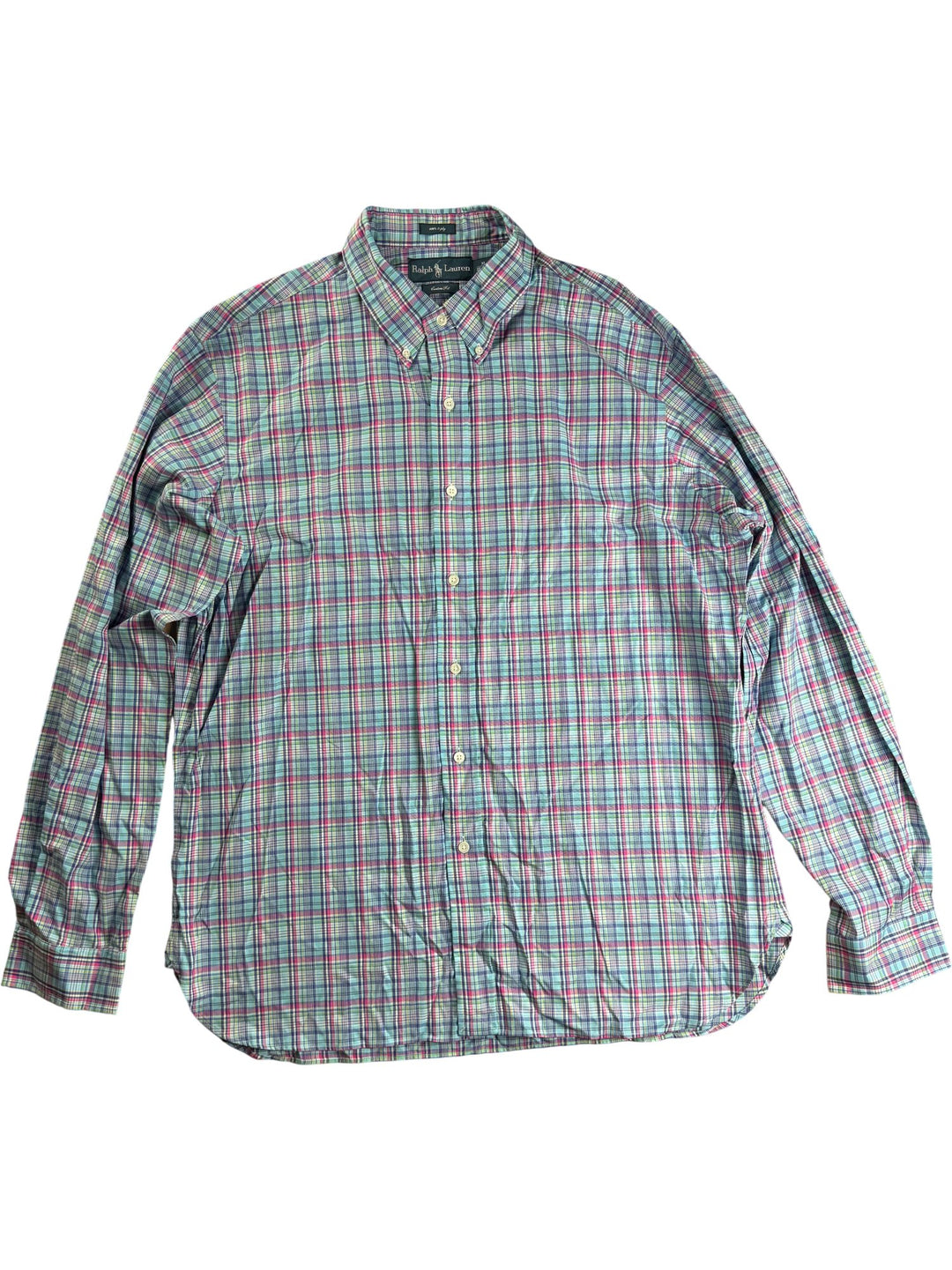 Ralph Lauren Plaid Long Sleeved Shirt - XL