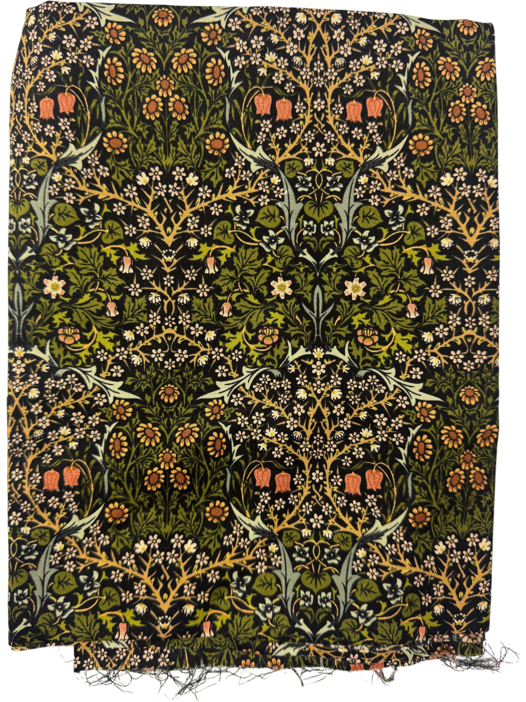Floral Patterned Fabric - 1m - Think Vintage