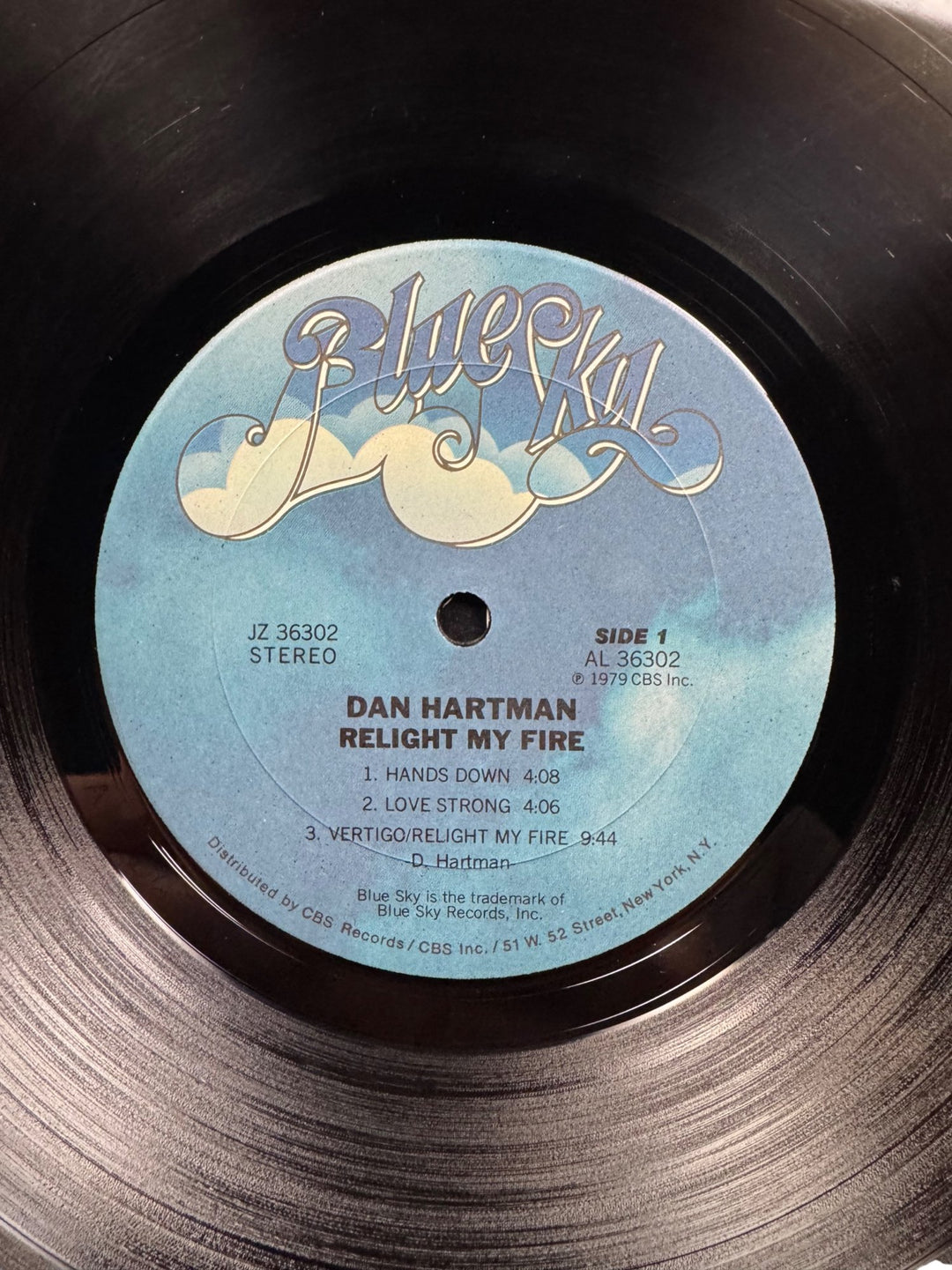 Dan Hartman Relight My Fire Vinyl - Good+