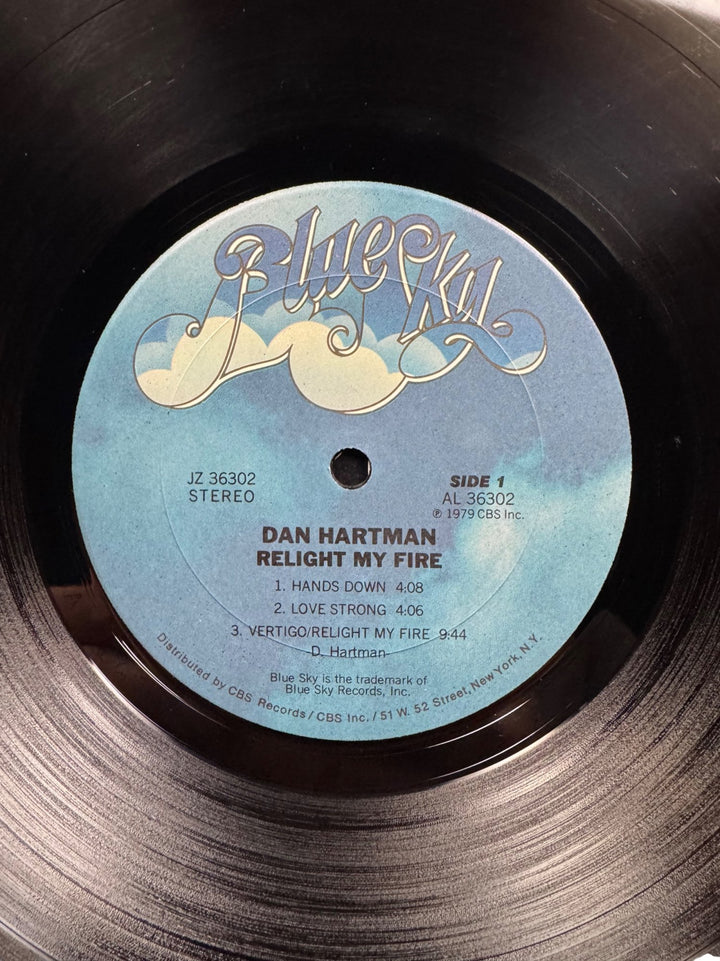 Dan Hartman Relight My Fire Vinyl - Good+