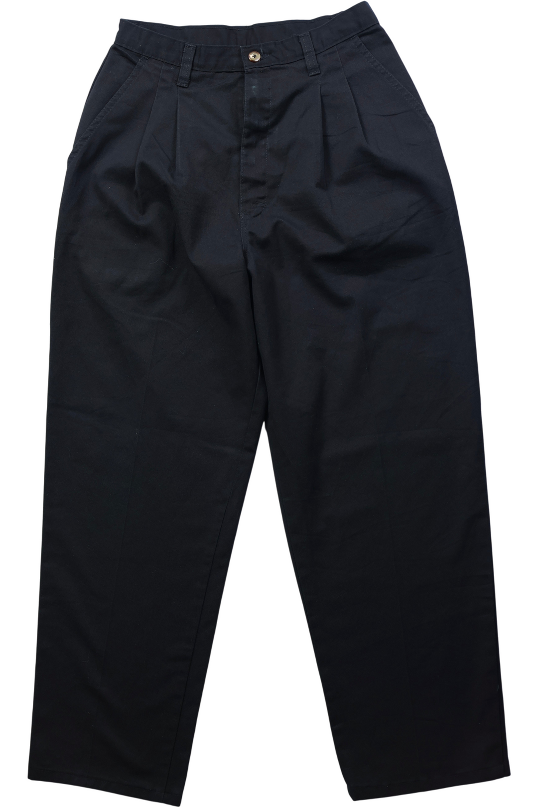 Dickies Relaxed Fit Black Trousers - Think Vintage