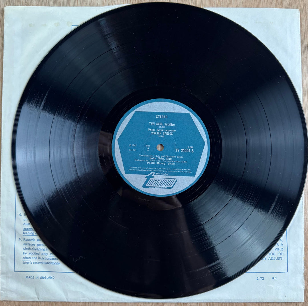 1960s Electronic Music Vinyl Record - Very Good