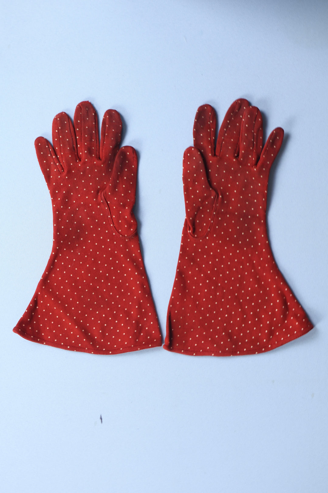 Vintage Polka Dot Gloves