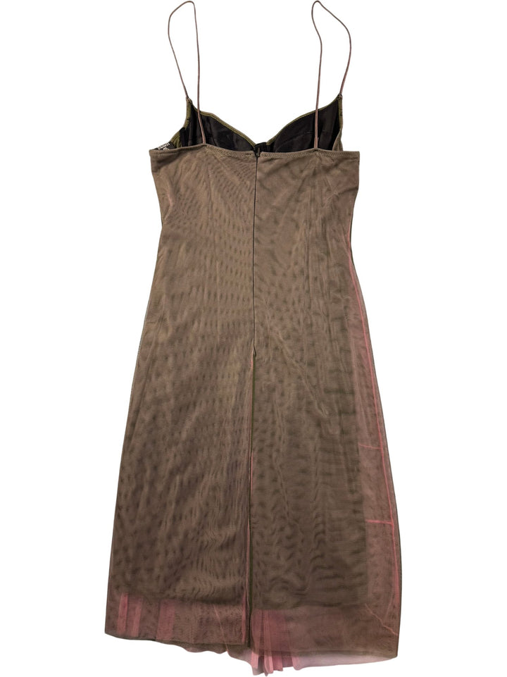 Versace Jeans Couture Brown Slip Dress - XS