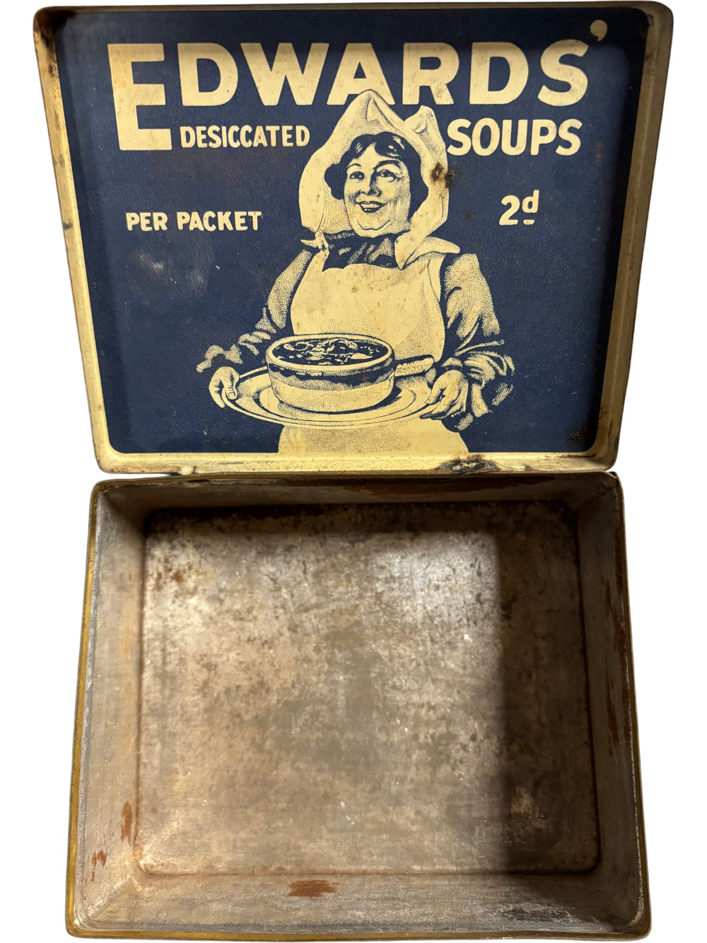 Edwards Desiccated Soup Tin - Think Vintage