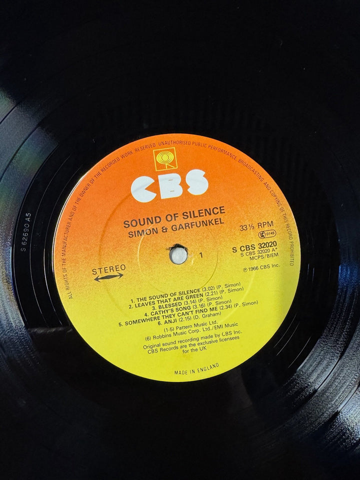 Simon & Garfunkel Sounds of Silence Vinyl - Very Good