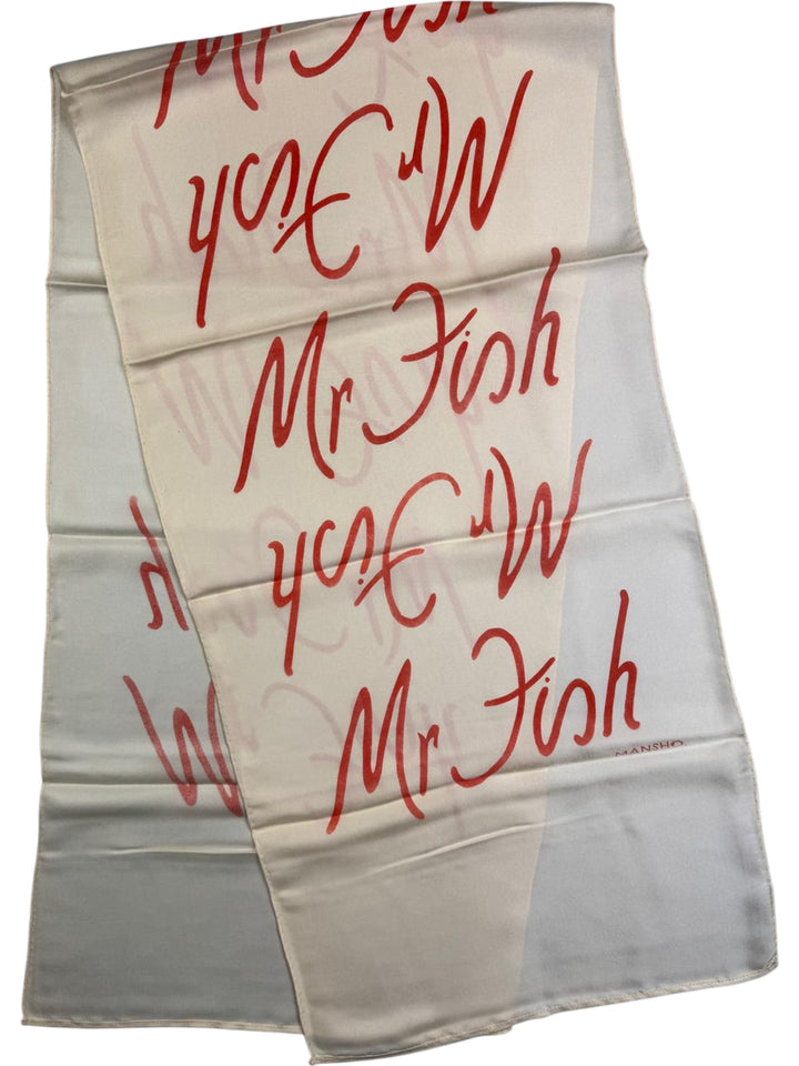 Mr Fish X Mansho Silk Scarf - Think Vintage