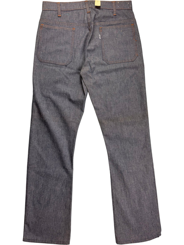Deadstock 1970s Levi's Straight Leg Contrast Stitch Jeans - Think Vintage