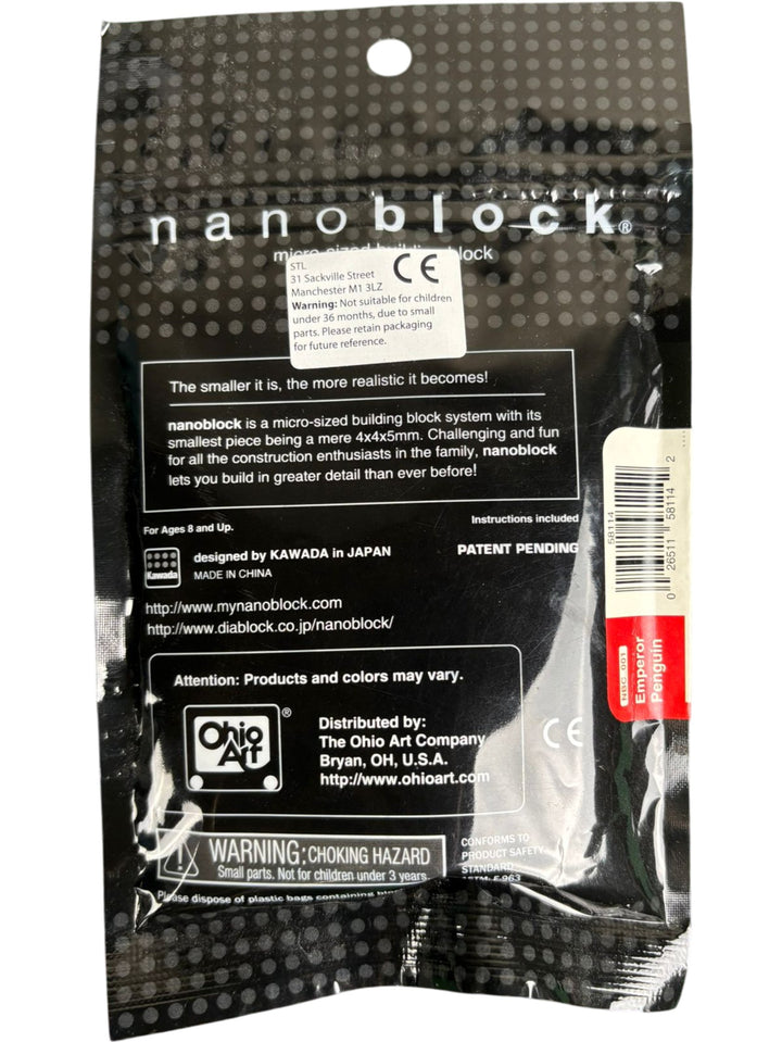 Nanoblock Emperor Penguin Building Set Micro-Sized Collectable Figurine - Think Vintage