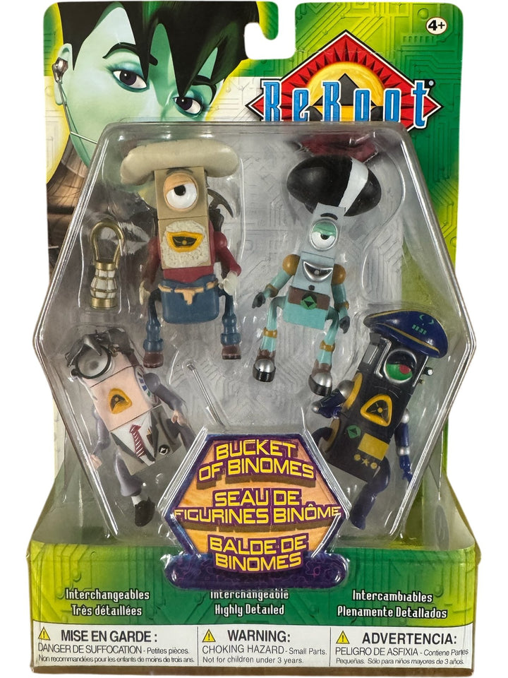 ReBoot Action Figures Bucket Of Binomes