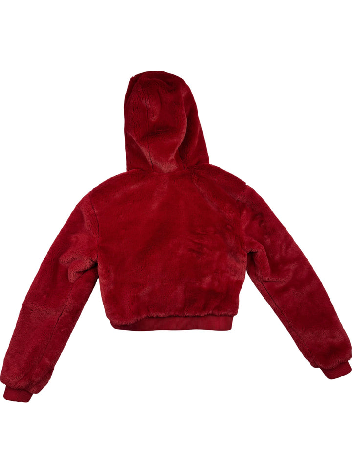 Ellesse Red Fleece Hoodie - S