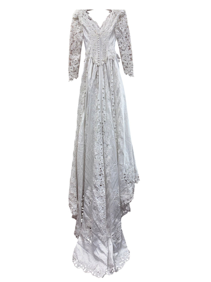 Lace Long Sleeved Wedding Dress